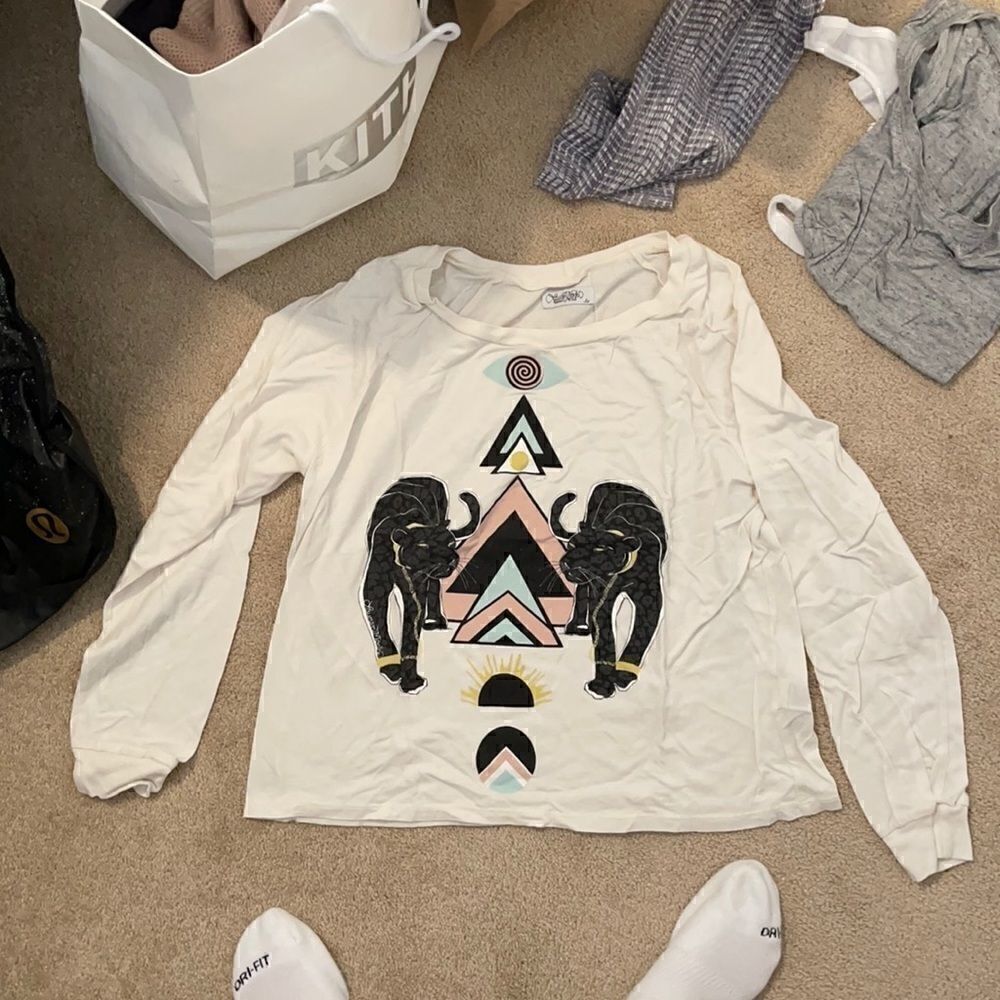 Lauren moshi Graphic long sleeve Small